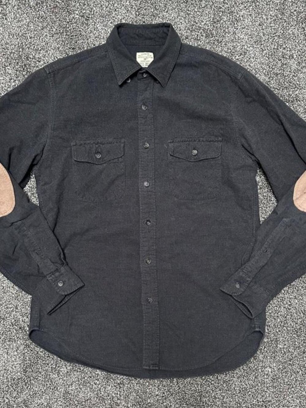 J. Crew 100% Cotton Button Down Shirt With Elbow Pads